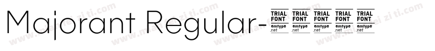 Majorant Regular字体转换
